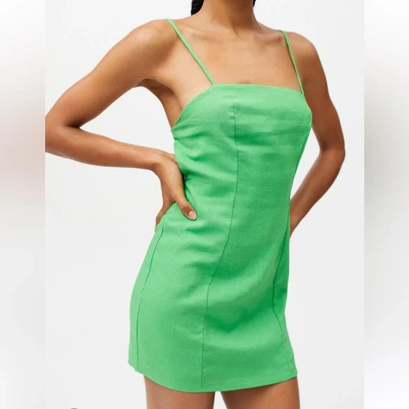 green emerald velvet dress Maureen Light Green Satin High-Neck Draped Maxi Dress  Club L London